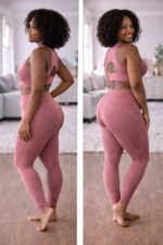 Rosewood Seamless Workout Set - Image 2