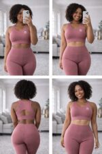 Rosewood Seamless Workout Set - Image 3