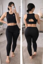 Classic Onyx Crop & Legging Set